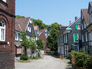 Small cute houses in the home of Röntgen: Remscheid-Lennep