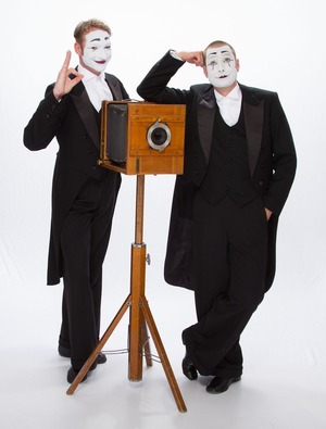 Unsere Pantomime-Künstler Bastian und Pan